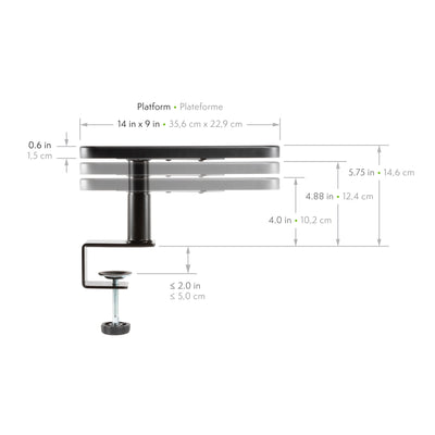 Ascend Height Adjustable Dual Monitor Stands