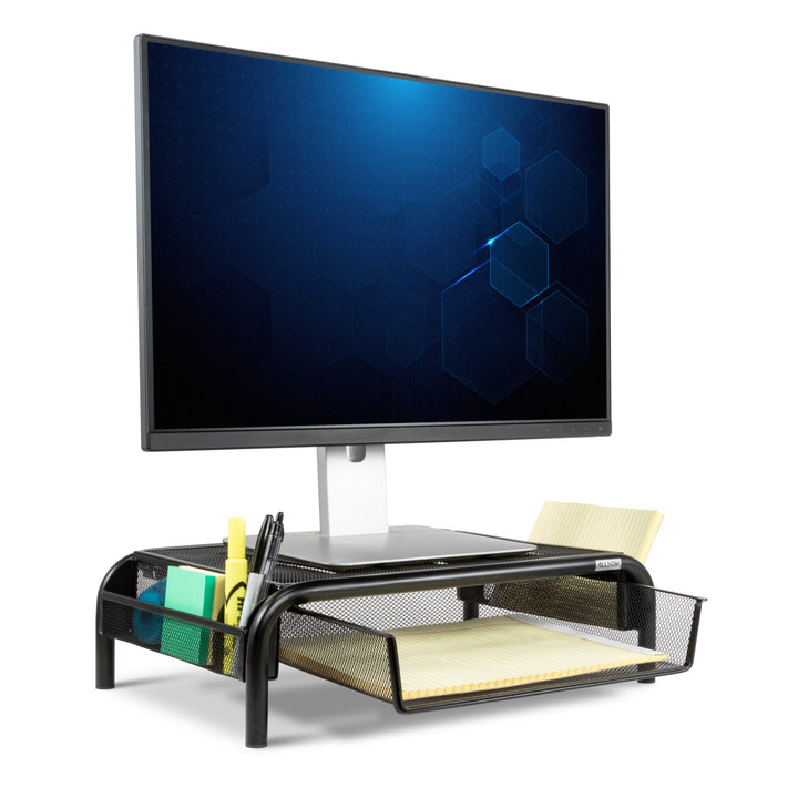 Metal Art Organizer 5 Monitor Stand with Drawer – AllsopTech