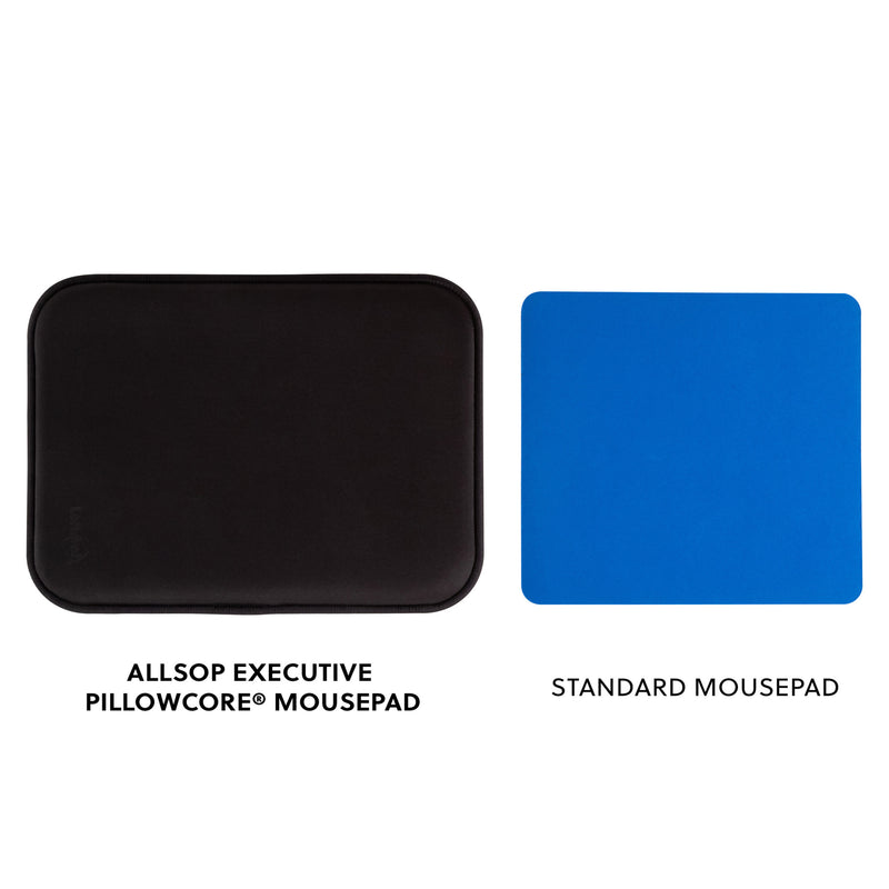 Executive Pillowcore Mousepad size comparison