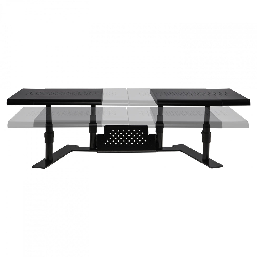 Metal Art ErgoTwin Height Adjustable Dual Monitor Stand – AllsopTech