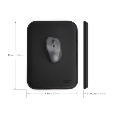 Executive Pillowcore Mousepad with dimensions