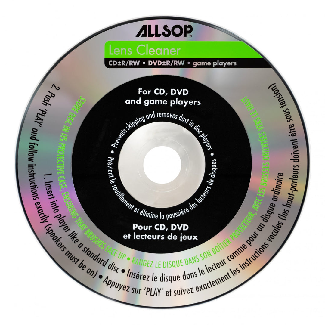 Allsop CD / DVD Lens Cleaner – AllsopTech