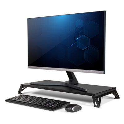 Lo Riser Monitor Stand with Wide Platform and Dual Height Adjustments
