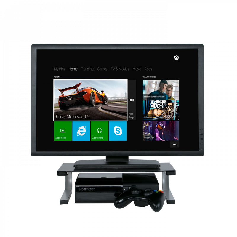 Redmond Monitor Stand shown with Xbox