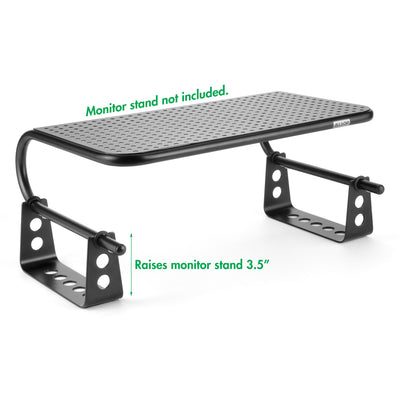 Studio Image Metal Art Risers Black with stand shown in high position